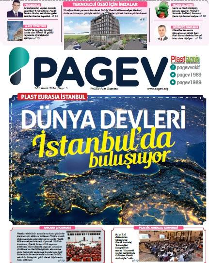 PlastEurasia 2016 PAGEV Fuar Gazetesi Sayı 5