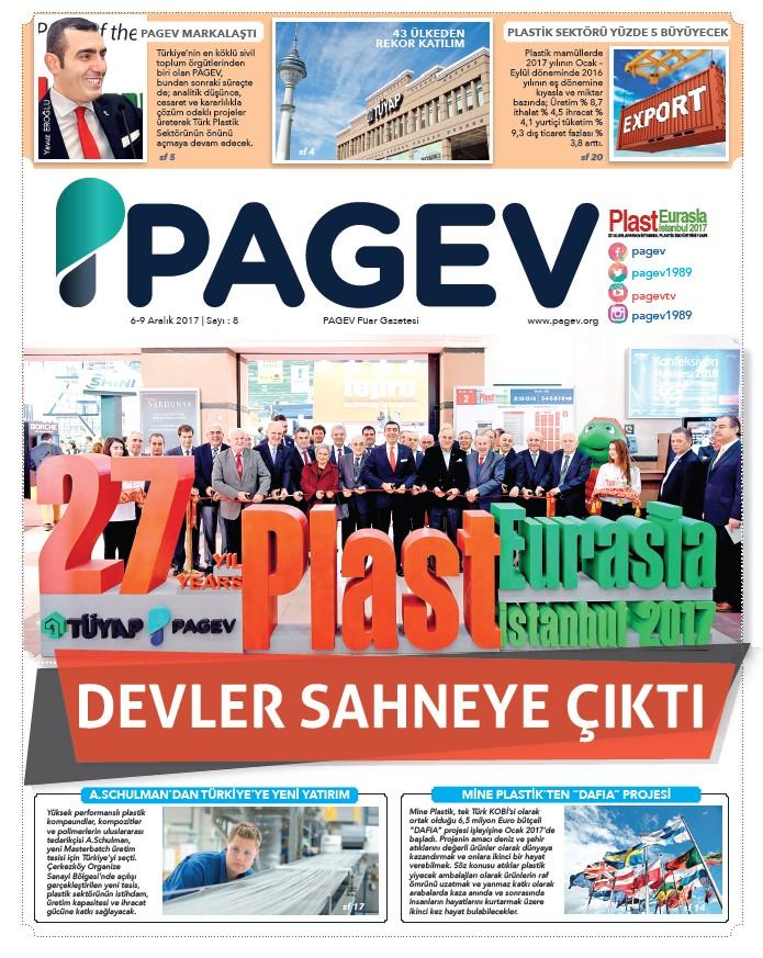 PlastEurasia 2017 PAGEV Fuar Gazetesi Sayı 8
